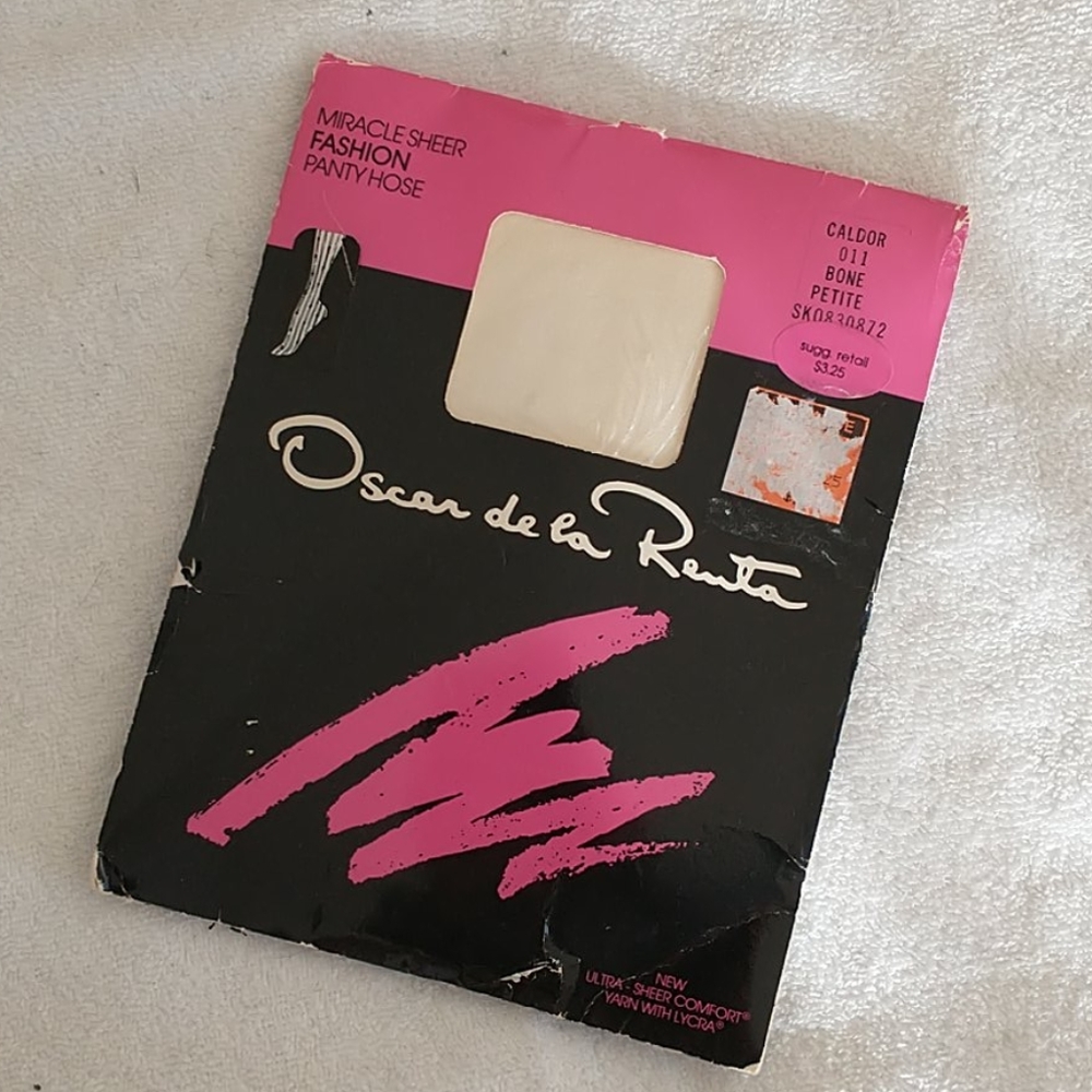 Vintage Oscar De la Renta Pantyhose